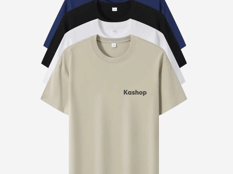 ბამბის მაისურები სხვადასხვა ფერში